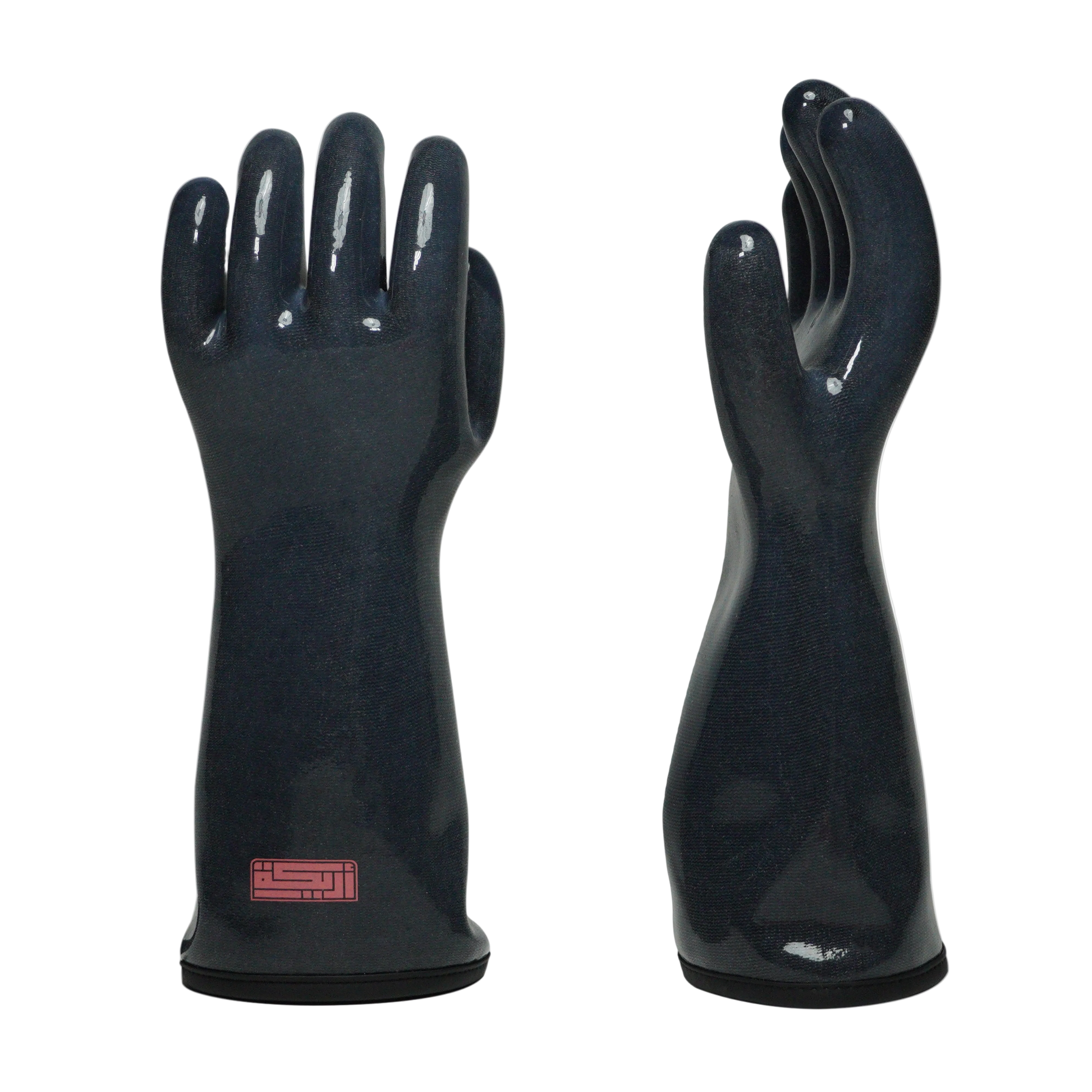 Areeka Black Rubber Gloves