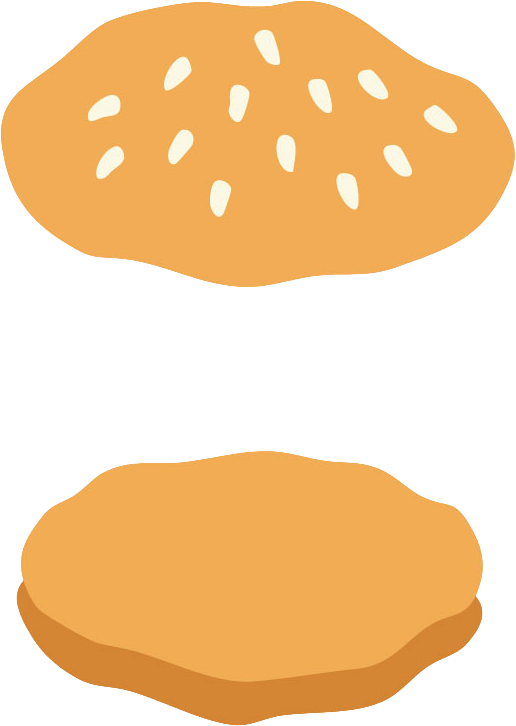 Burger Tee Adults