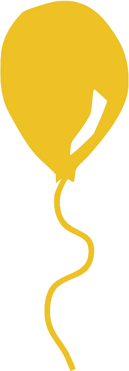 Yellow Balloon Tee Kids