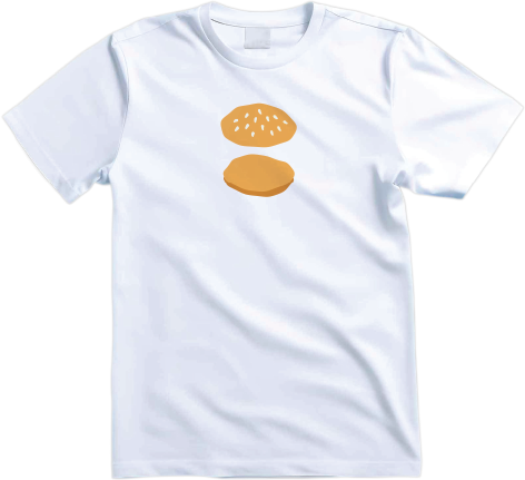 Burger Tee Adults